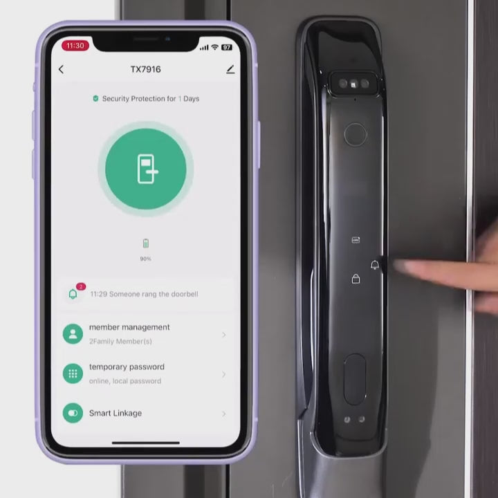 Smart Door Lock with 3D Face Recognition — Video Intercom